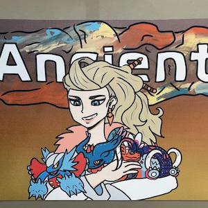 Ancient Box Playmat (14&quot;x24&quot; custom playmat or mousepad)