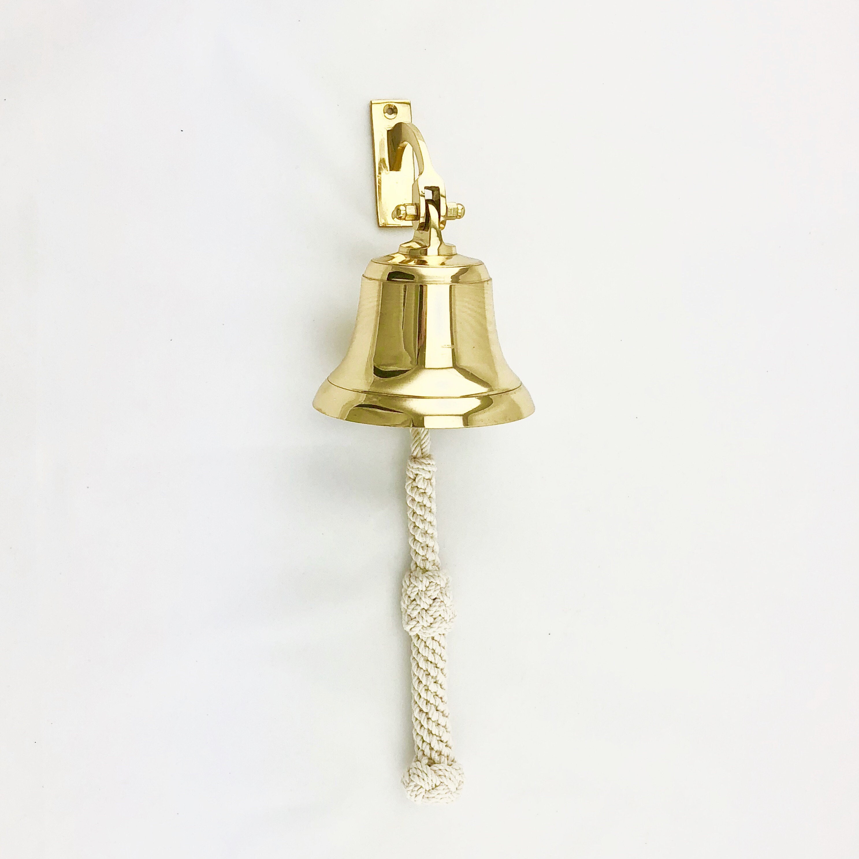 Bell Rope, Brass Bell Rope, Ships Bell Rope, Nautical Bell Rope, Door ...