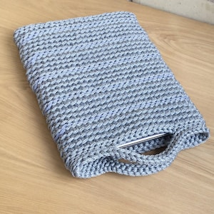 Crochet Laptop bag - Handmade Notebook case