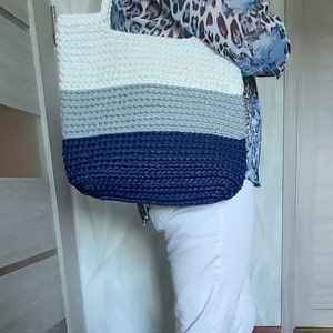 Khaki Brown Crochet Knitted Mini Shoulder Beach Bag main image 0