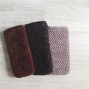 Soft and gentle phone case, crochet iPhone pouch