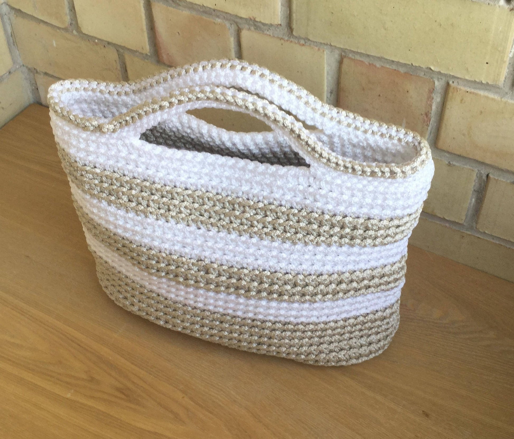 Tuto Sac De Plage Au Crochet Panier Crochet sac de plage dété élégant sac à main | Etsy