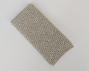 Crochet slim phone case, Crochet iPhone cover, Handmade smart phone sleeve