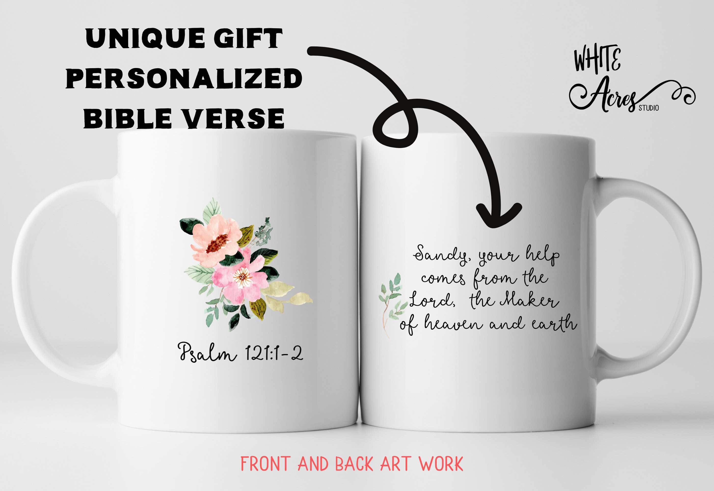 Personalized Bible Verse Mug Mom Coffee Cup with Inspirational Etsy