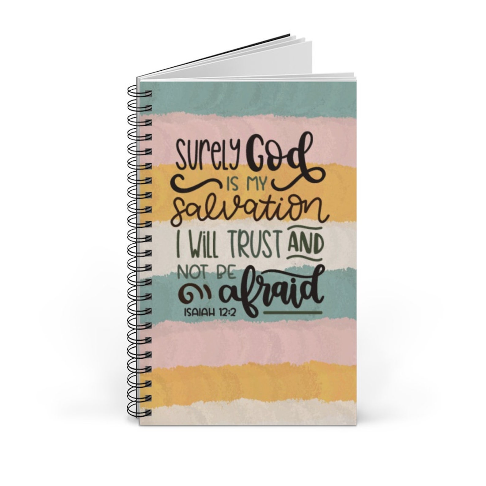 Bible Verse Cute Notebook Spiral A5 Lined Notebook Travel | Etsy
