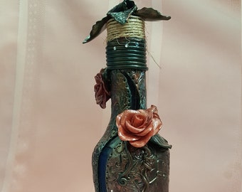 MADE TO ORDER - Decorative Wine Bottle