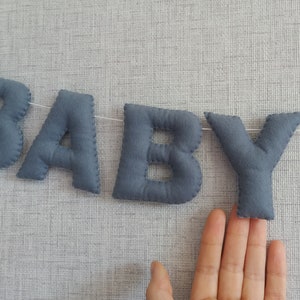 Name garland nursery - Baby name bunting - Custom name banner - Felt name banner for nursery - Baby name banner - Nursery name banner