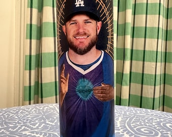 Max Muncy Dodgers Glas Gebetskerze