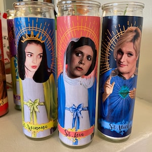 Custom Prayer Candle - Choose Your Pet, Celebrity, Housewife, Sports