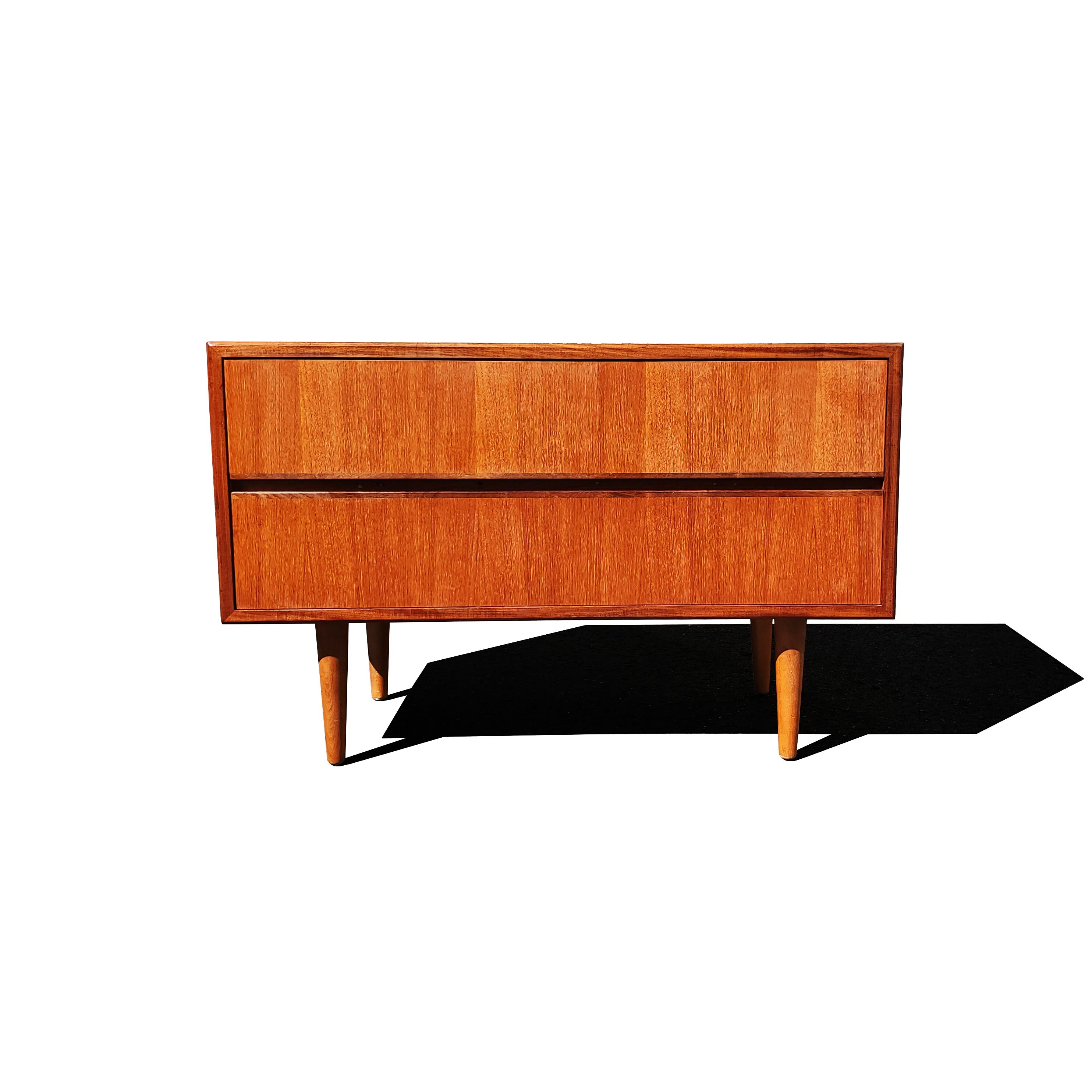 A Danish MCM chest of drawers / nightstand Etsy