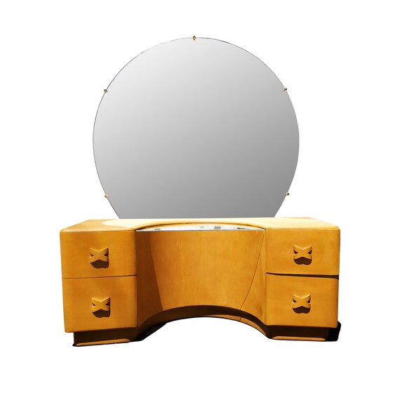 Mid Century Modern Vintage Heywood Wakefield Vanity