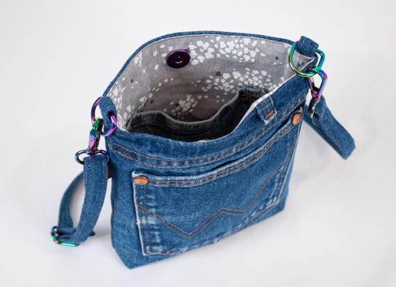 Wrangler Jean Pocket Crossbody Phone Bag // Rainbow Hardware