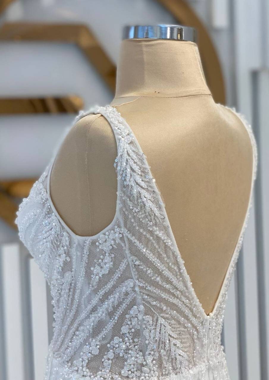 Bling Bling Mermaid Wedding Dress. Inspired by Berta Bridal - Etsy
