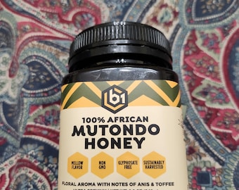 B1 100% Mutondo Honey,  8.8 oz