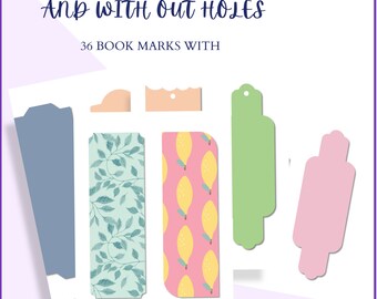 Bookmarks for kids or adults. Download printable