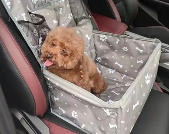 Asiento de coche personalizado para mascotas, asiento de coche para perros, asiento elevador para mascotas, cama de viaje personalizada para portador de perros