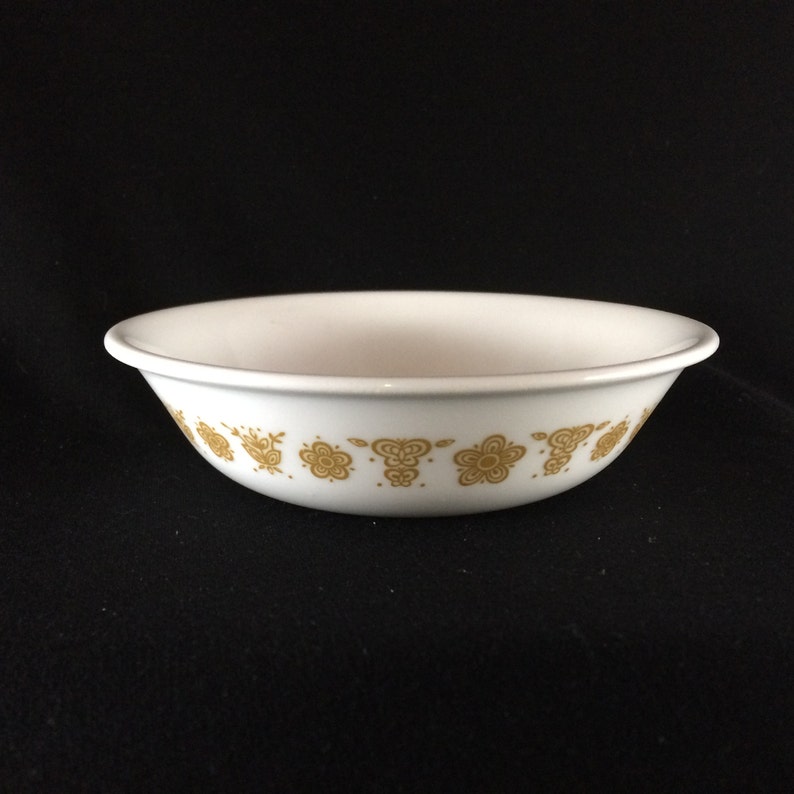Corelle Corning Butterfly Gold FRUIT / DESSERT Sauce BOWL Etsy