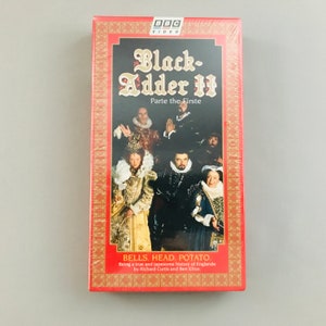 Black-Adder II, Parte the First 1986 Rowen Atkinson vintage VHS tape vintage movie British comedy classic home video
