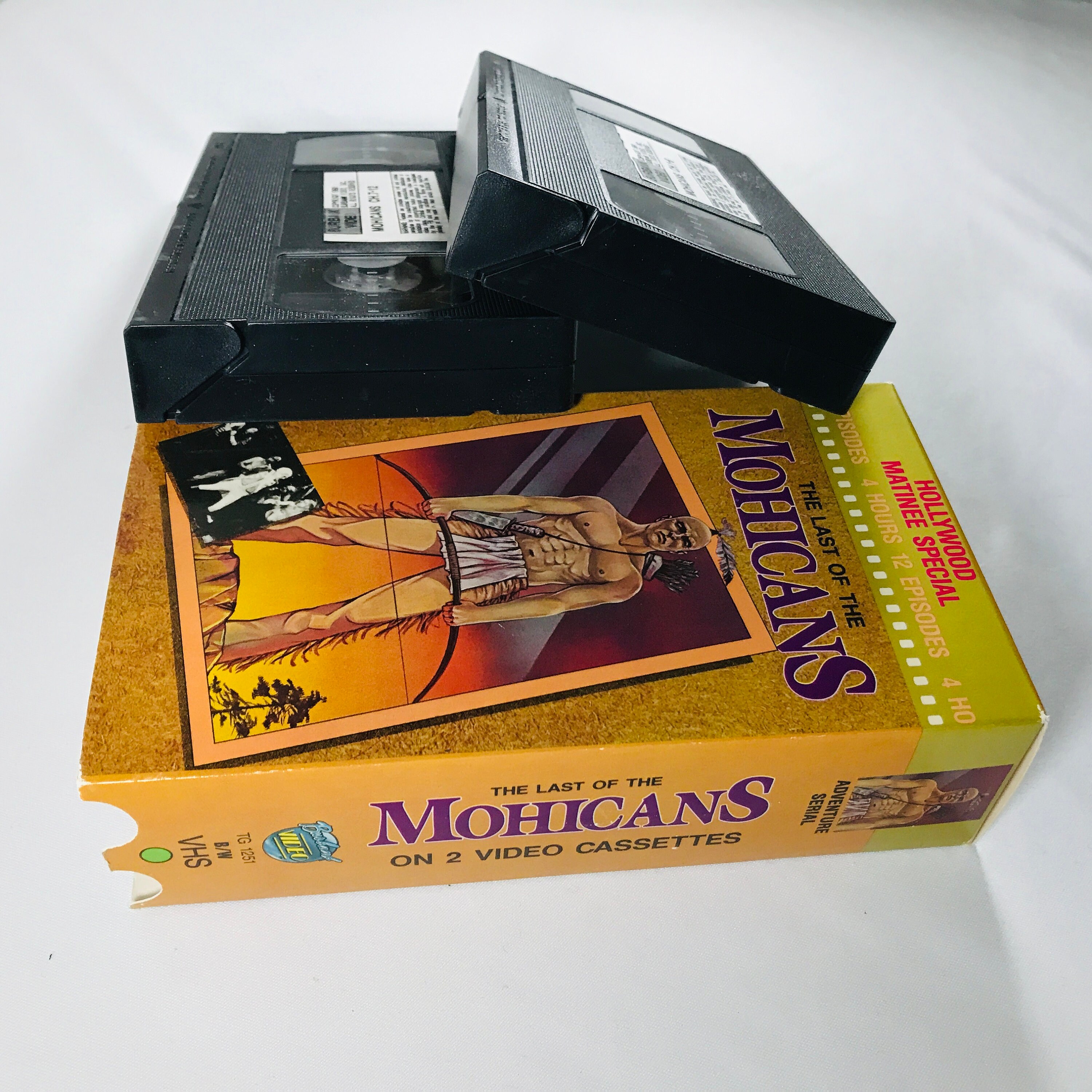The Last of the Mohicans, Hollywood Matinee Vintage VHS Tape VCR  