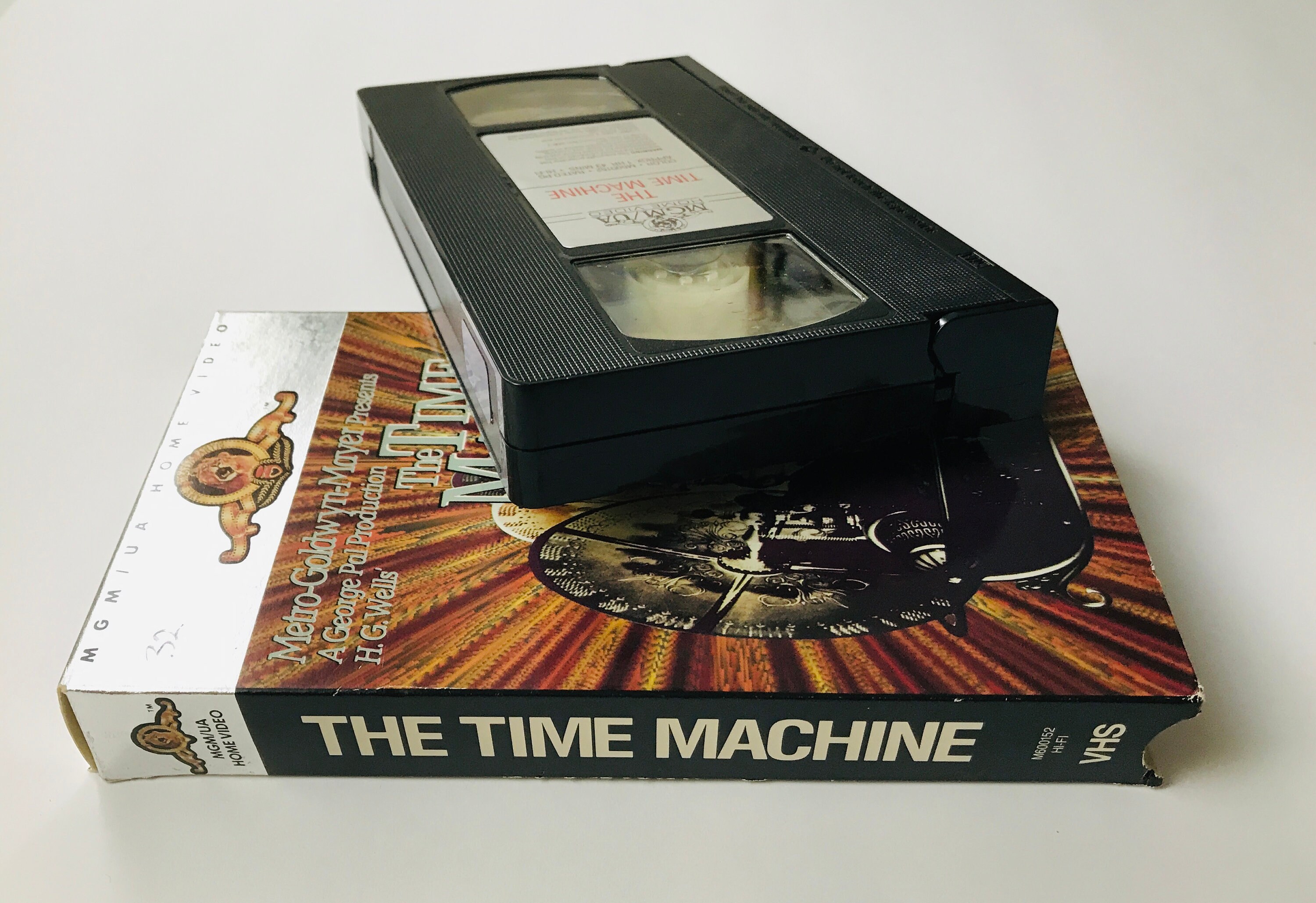 The Time Machine, HG Wells, Filmed 1960, Academy Award Vintage VHS Tape ...