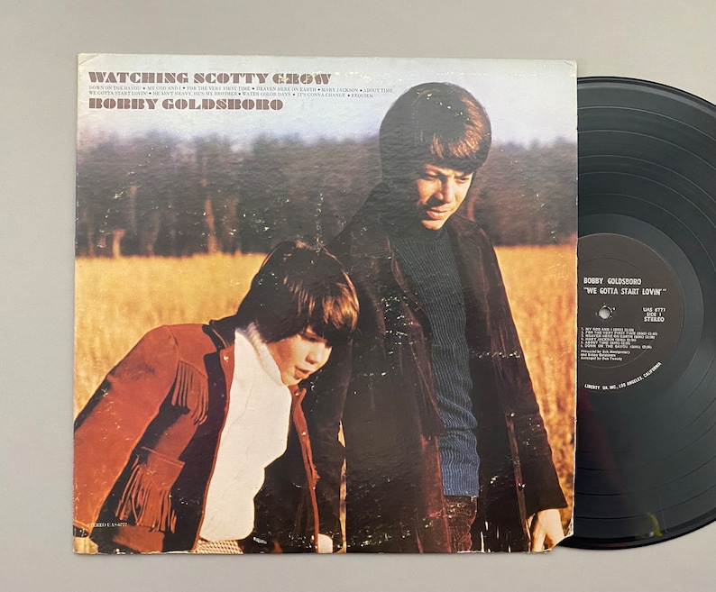 Bobby Goldsboro, Watching Scotty Grow, We Gotta Start Lovin 1970 vintage LP record music vinyl classic audio UAS-6777 8380M image 1