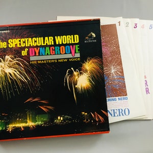 Spectacular World of Dynagroove, His Masters New Voice, box set 5 albums, vintage LP record music vinyl classic audio