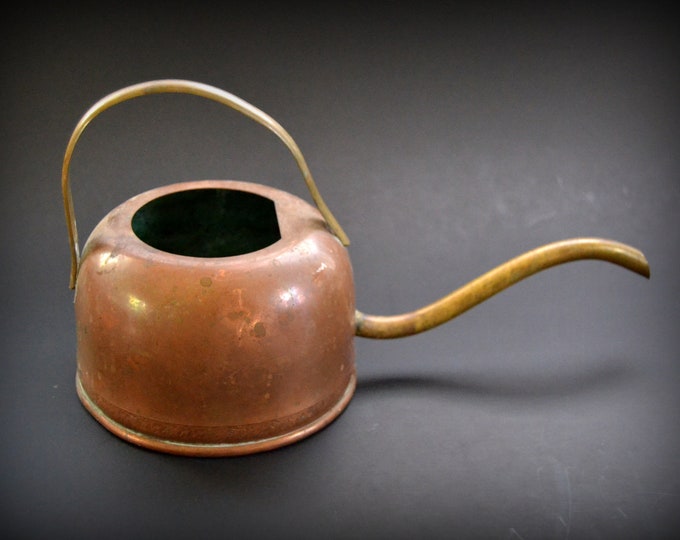Vintage Copper Watering Can Coppercraft Guild Taunton MA 1970s Etsy