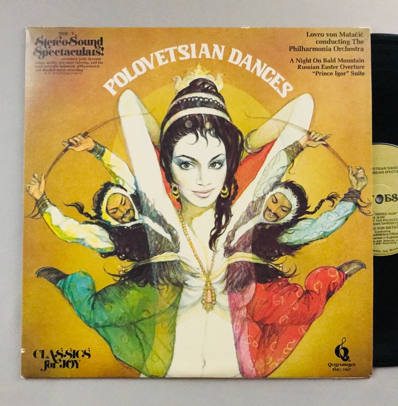 Lovro von Matacic, Polovetsian Dances, Classics for Joy vintage LP record album music vinyl classic audio PMC 7067 5714M image 2