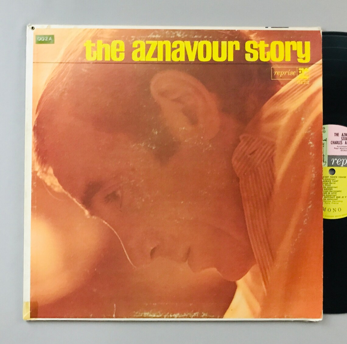 Charles Aznavour The Aznavour Story 1965 vintage LP Reprise - Etsy France