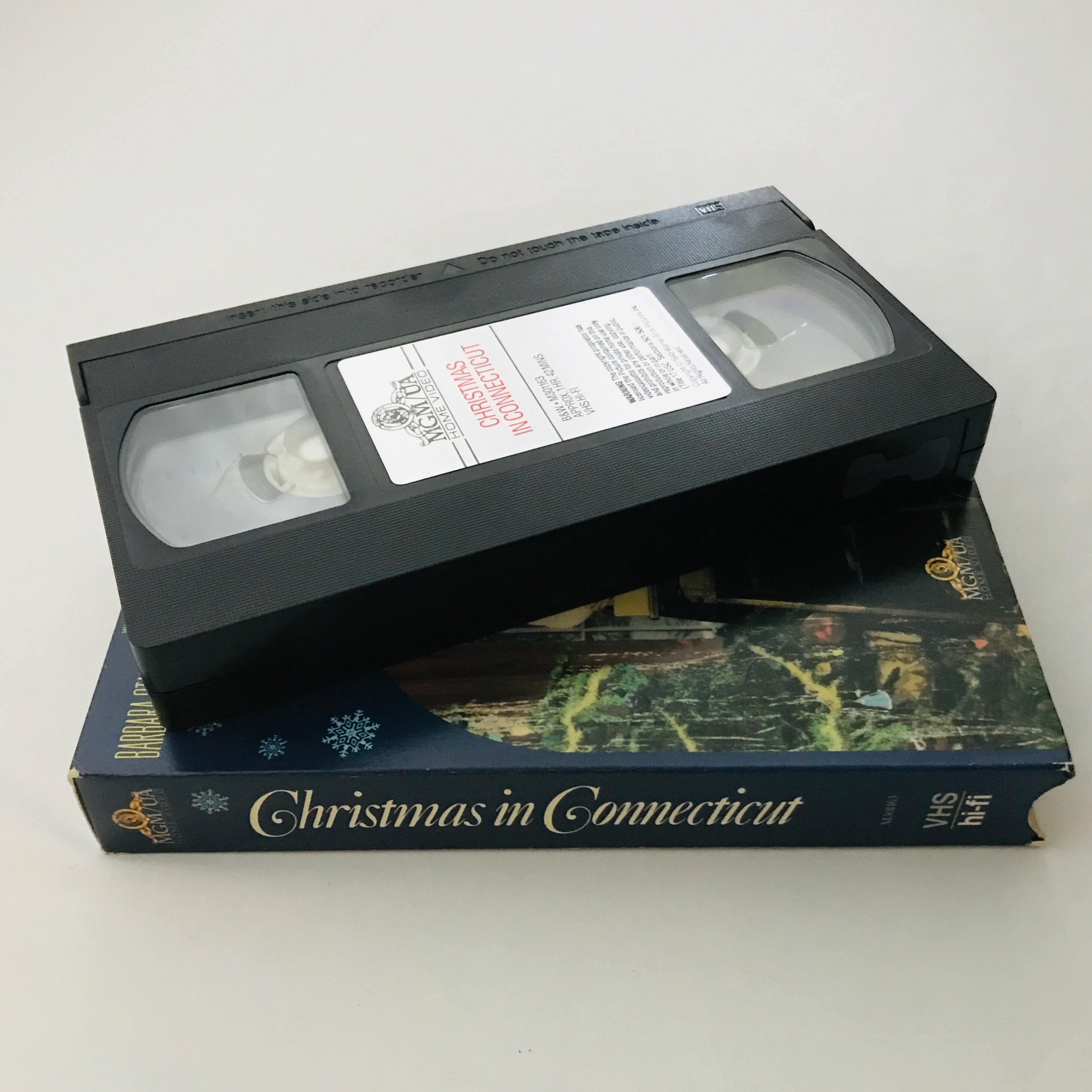 Christmas in Connecticut, 1945 Vintage Barbara Stanwyck VHS Tape  