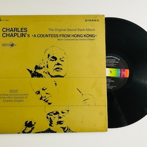 Charles Chaplins A Countess from Hong Kong, Original SoundTrack 1967 vintage LP record album music vinyl classic audio