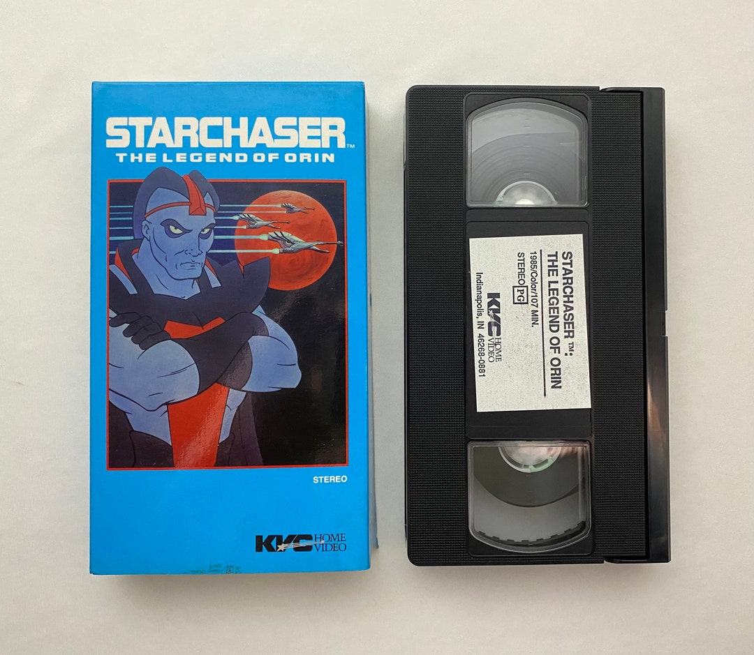 STARCHASER the Legend of Orin, 1985 Vintage Science Fiction Animated VHS Tape VCR Movie Classic