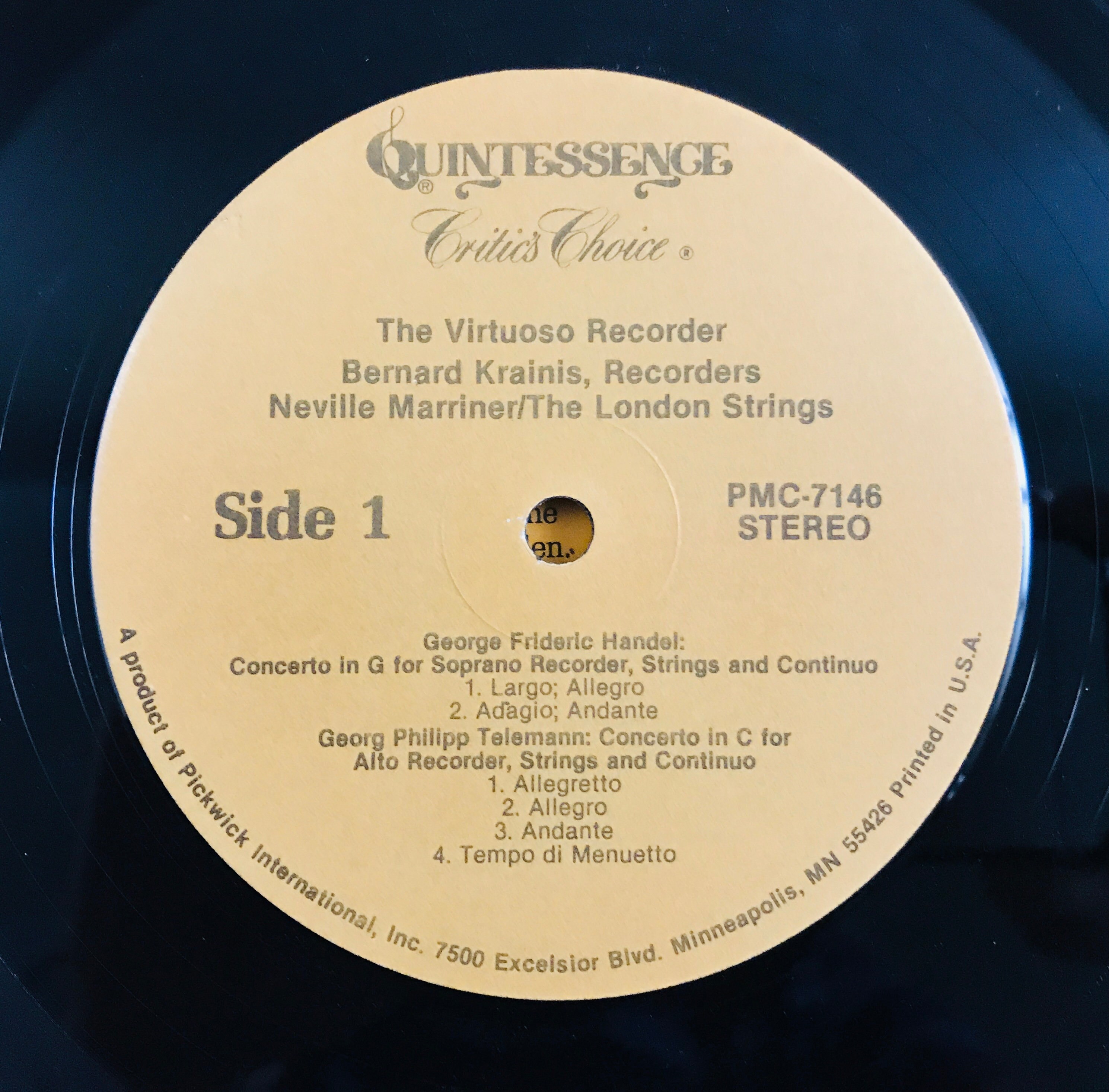 The VIRTUOSO RECORDER 1966 Vintage LP Record Album Music Etsy