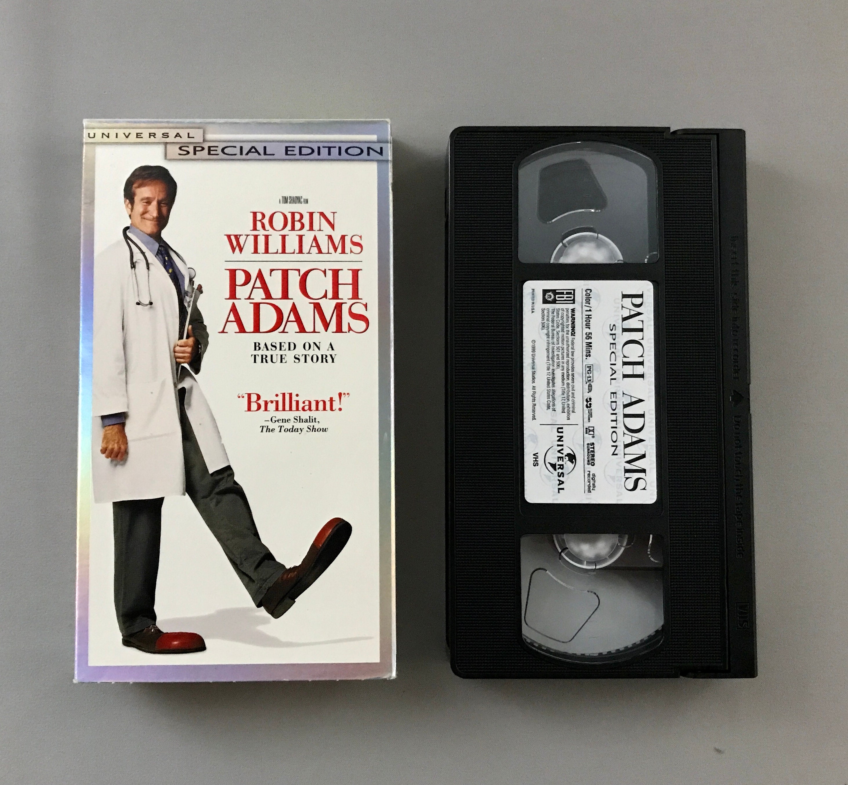 PATCH ADAMS, 1997 Robin William, Philip SeymourHoffman vintage VHS