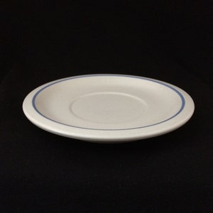 Pfaltzgraff Yorktowne, SAUCER, for flat cup vintage retro folk art classic dinnerware blue dishes Made in USA 3553 image 2