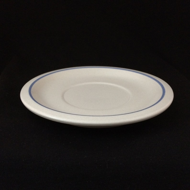 Pfaltzgraff Yorktowne, SAUCER, for flat cup vintage retro folk art classic dinnerware blue dishes Made in USA 3553 image 2