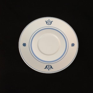 Noritake Blue Haven SAUCER Progression blue flowers elegant serving entertaining vintage retro dinner