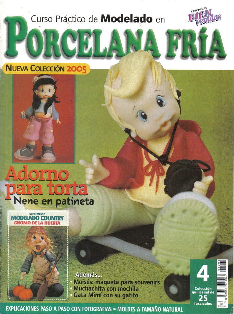 COLD PORCELAIN Porcelana Fria Curso De Modelado 2005 #4 Magazine Argentina