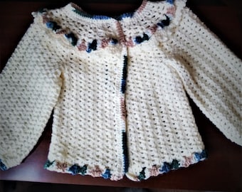 Toddler sweater, Girls sweater, Cardigan, Girls cardigan, Toddler wear, Toddler cardigan, Toddler clothes, Christening sweater