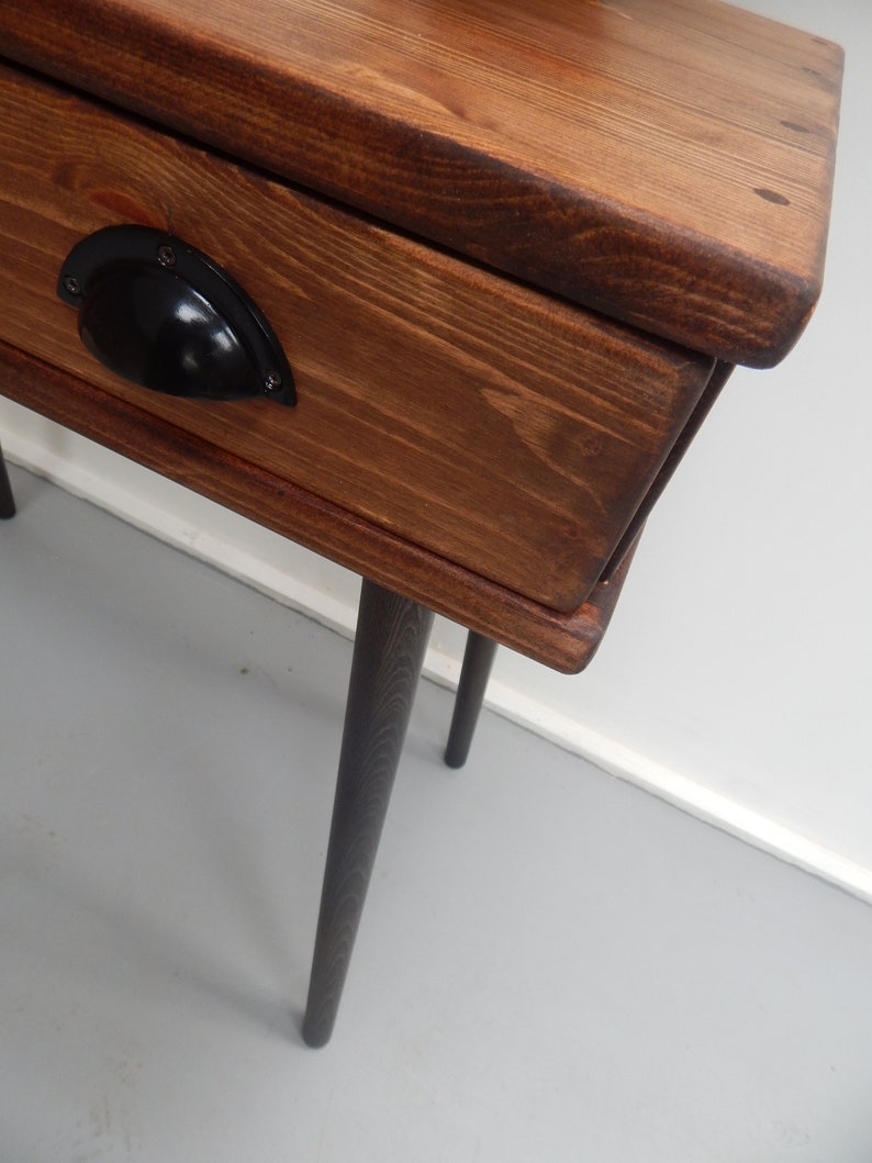 Console Table / Standing Desk / Hallway Table / Reclaimed Wood Etsy UK