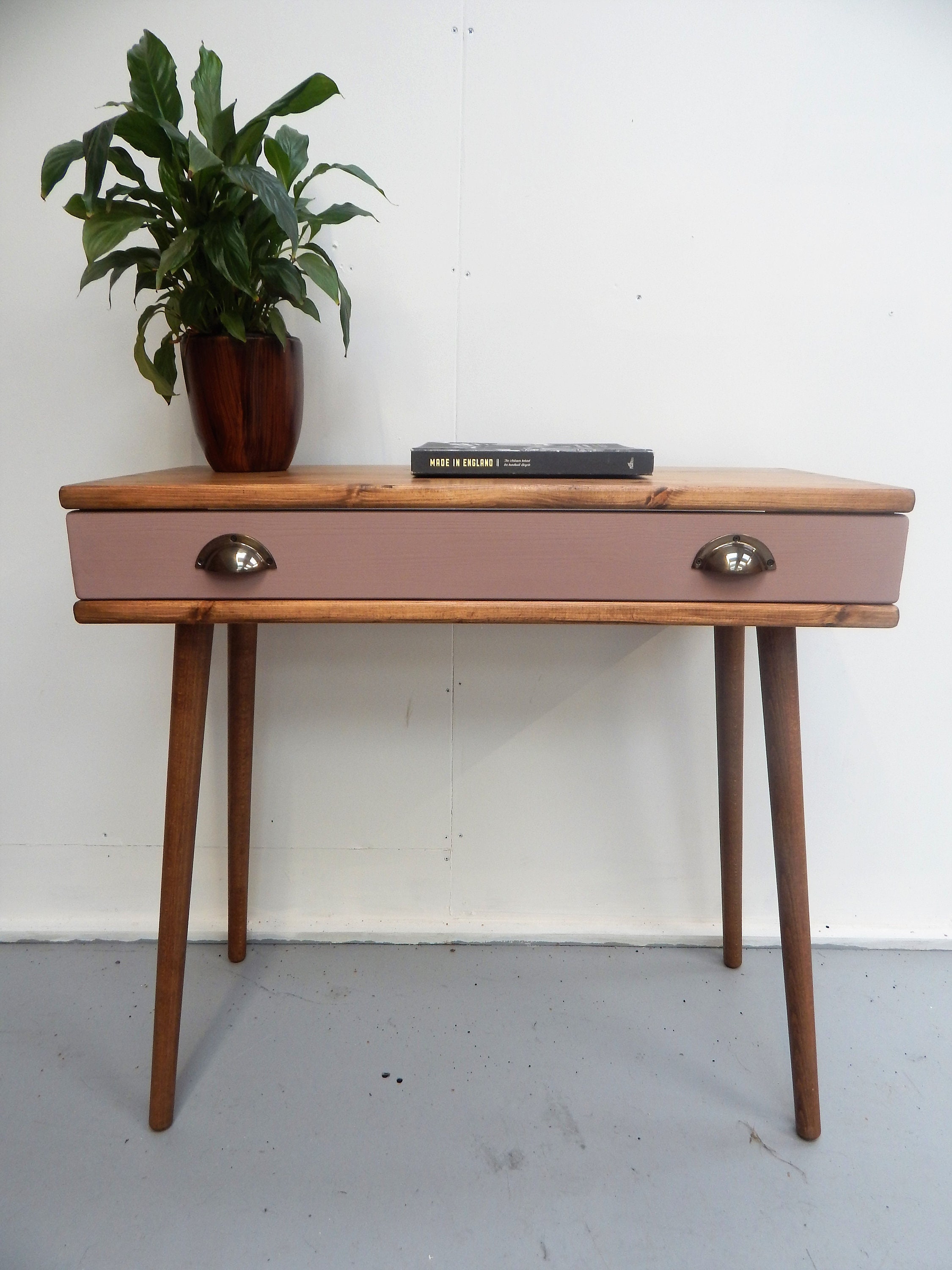 Console Table With Drawer/hallway Console/rustic Console/ | Etsy
