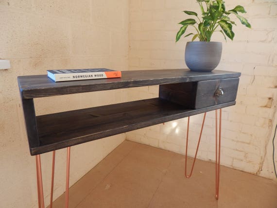 Console Table Hallway Table Standing Desk With Drawer Etsy