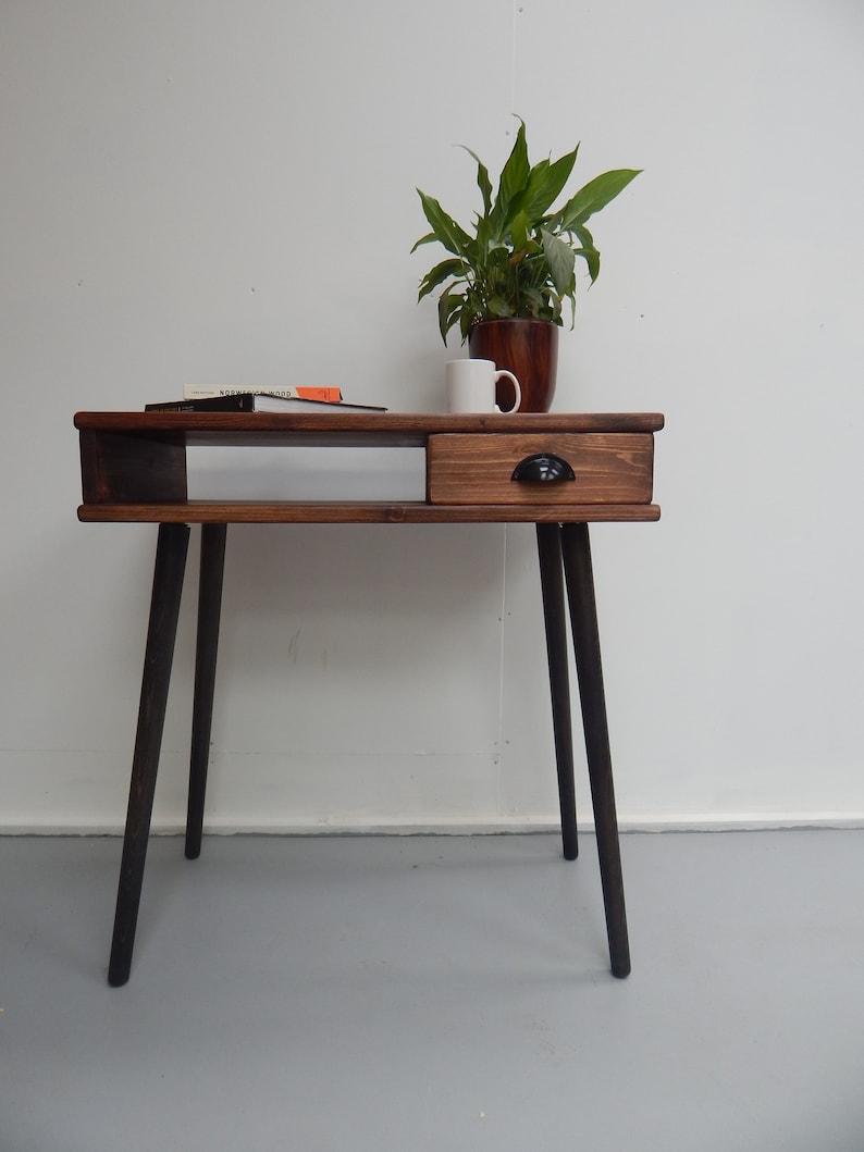 Console Table / Standing Desk / Hallway Table / Reclaimed Wood Etsy UK