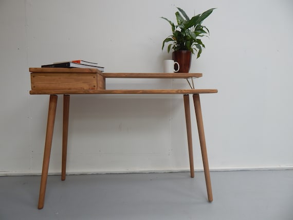 Scandi Desk Rustic Vintage Monitor 