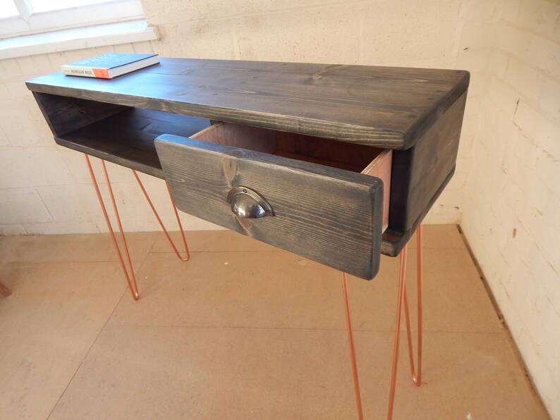 Console Table / Hallway Table / Standing Desk with drawer / Etsy