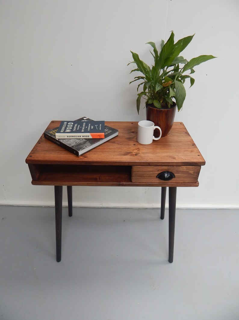 Console Table / Standing Desk / Hallway Table / Reclaimed Wood Etsy UK