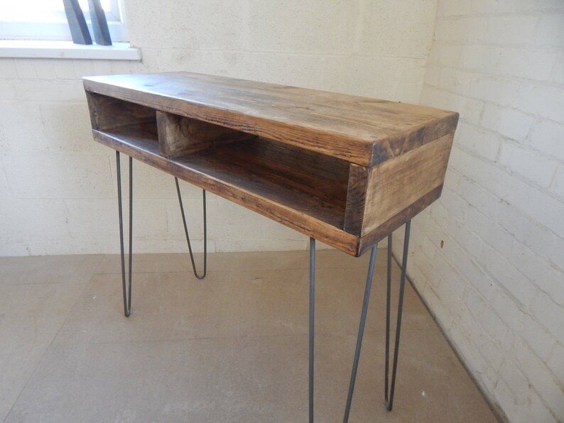 Rustic Desk Standing Console Table Image 0