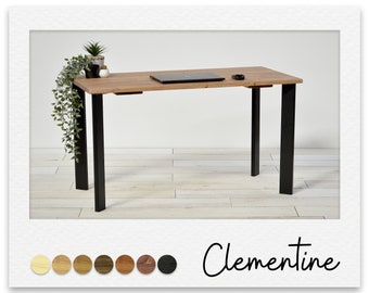 Industrial style Large desk or table featuring Rectangular pin legs, choice of colours and sizes, made to measure