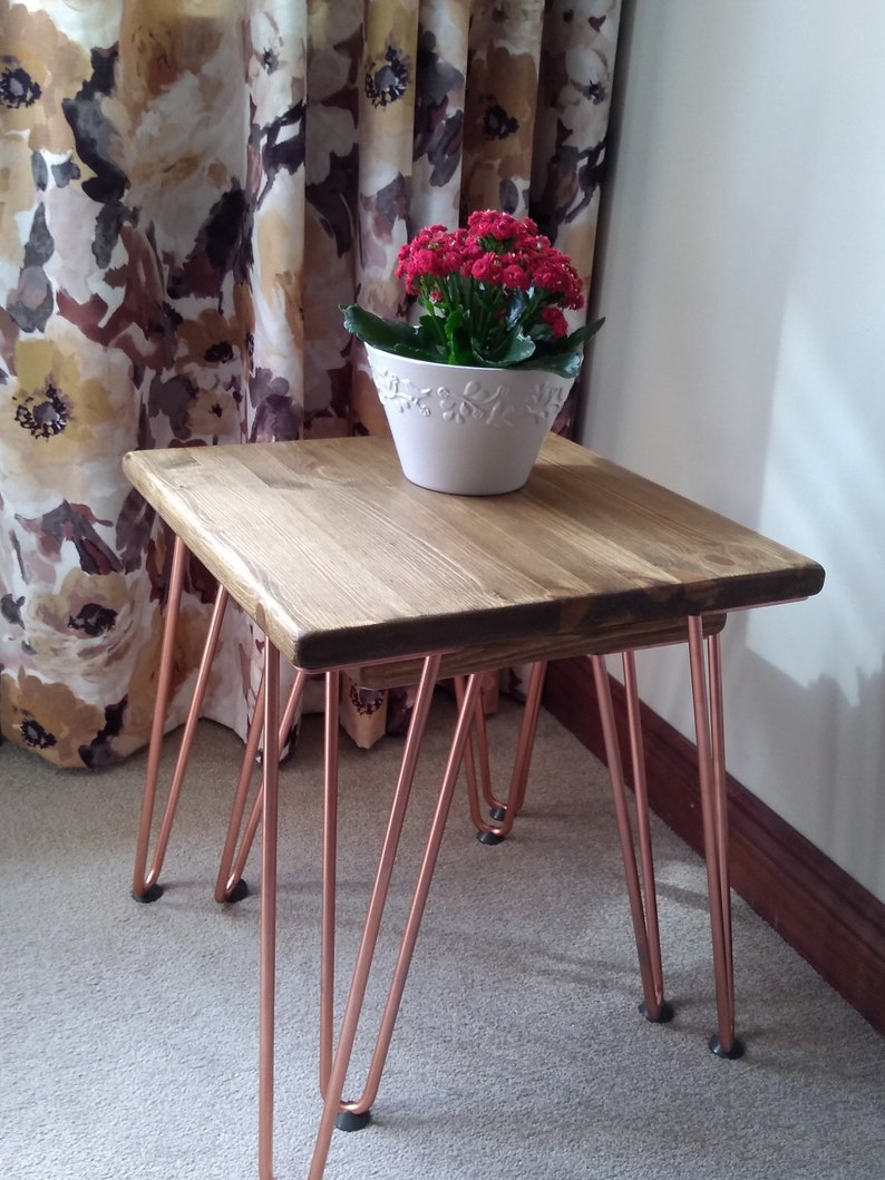 Side Table Nesting Tables Plant Stands Rustic Reclaimed Wood Etsy UK