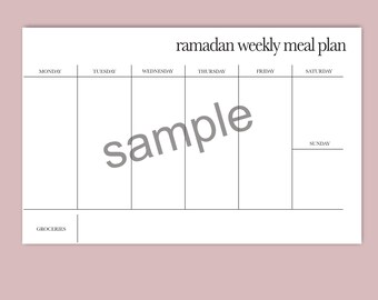 Ramadan planner  Etsy Ramadan planner  Etsy